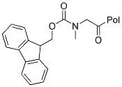 FMOC-N-ME-GLY-P-ALKOXYBENZYL ALCOHOL RESIN 结构式