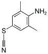 4-AMINO-3,5-DIMETHYLPHENYL THIOCYANATE 结构式