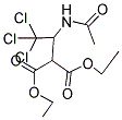 DIETHYL 2-[1-(ACETYLAMINO)-2,2,2-TRICHLOROETHYL]MALONATE 结构式