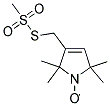 (1-OXYL-2,2,5,5-TETRAMETHYL-3-PYRROLINE-3-METHYL) METHANETHIOSULFONATE 结构式