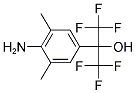 2-(4-AMINO-3,5-DIMETHYL-PHENYL)-1,1,1,3,3,3-HEXAFLUORO-PROPAN-2-OL 结构式