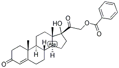 4-PREGNEN-17,21-DIOL-3,20-DIONE 21-BENZOATE 结构式