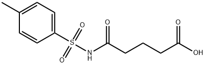 5-([(4-METHYLPHENYL)SULFONYL]AMINO)-5-OXOPENTANOIC ACID 结构式