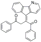 (2Z)-2-(5H-INDENO[1,2-B]PYRIDIN-5-YLIDENE)-1,4-DIPHENYLBUTANE-1,4-DIONE 结构式