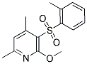 2-METHOXY-4,6-DIMETHYL-3-PYRIDINYL 2-METHYLPHENYL SULFONE 结构式