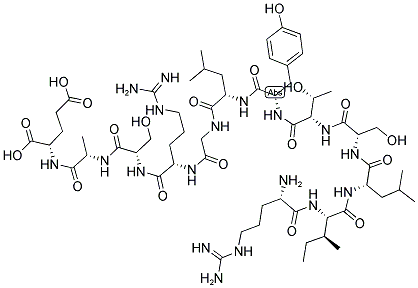 ARG-ILE-LEU-SER-THR-TYR-LEU-GLY-ARG-SER-ALA-GLU 结构式