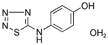 4-(1,2,3,4-THIATRIAZOL-5-YLAMINO)PHENOL HYDRATE 结构式