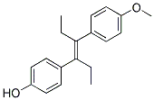 3,4-BIS-(P-HYDROXYPHENYL)-3-HEXENE 4-METHYL ETHER 结构式