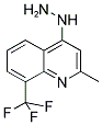 4-HYDRAZINO-2-METHYL-8-TRIFLUOROMETHYLQUINOLINE 结构式