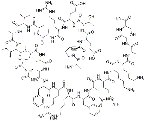 H-ALA-PRO-GLU-THR-GLU-ARG-ALA-ALA-VAL-ALA-ILE-GLN-ALA-GLN-PHE-ARG-LYS-PHE-GLN-LYS-LYS-LYS-ALA-GLY-SER-NH2 结构式