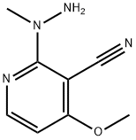 4-甲氧基-2-(1-甲基肼基)烟腈 结构式