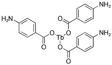 TERBIUM 4-AMINOBENZOATE 结构式