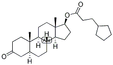 5-ALPHA-ANDROSTAN-17-BETA-OL-3-ONE CYCLOPENTYLPROPIONATE 结构式