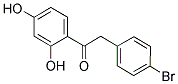 2-(4-Bromophenyl)-1-(2,4-dihydroxyphenyl)ethanone  结构式