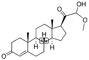 4-PREGNEN-21-OL-3,20-DIONE 21-ALDEHYDE, 21-HEMIACETAL 结构式