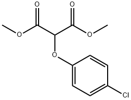 DIMETHYL 2-(4-CHLOROPHENOXY)MALONATE 结构式