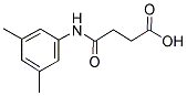 N-(3,5-DIMETHYL-PHENYL)-SUCCINAMIC ACID 结构式