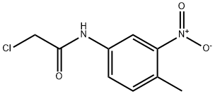 2-氯-N-(4-甲基-3-硝基-苯基)乙酰胺 结构式