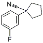 1-(3-FLUOROPHENYL)CYCLOPENTANECARBONITRILE 结构式