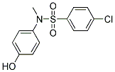 4-氯-N-(4-羟基苯基)-N-甲基苯磺酰胺 结构式