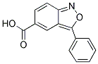 3-PHENYL-BENZO[C]ISOXAZOLE-5-CARBOXYLIC ACID 结构式