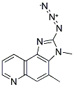 2-Azido-3,4-dimethylimidazo[4,5-f]quinoline 结构式