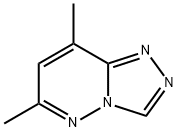 6,8-二甲基-1,2,4-三唑并[4,3-B]哒嗪 结构式