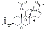 16,5ALPHA-PREGNEN-3BETA,11ALPHA-DIOL-20-ONE 3,11-DIACETATE 结构式