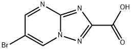6-溴[1,2,4]三唑并[1,5-A]嘧啶-2-羧酸 结构式