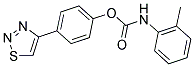 4-(1,2,3-THIADIAZOL-4-YL)PHENYL N-(2-METHYLPHENYL)CARBAMATE 结构式