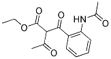 ETHYL 2-[2-(ACETYLAMINO)BENZOYL]-3-OXOBUTANOATE 结构式