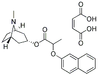 TROPANYL 2-NAPHTHOXYPROPIONATE MALEATE 结构式