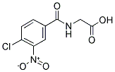 (4-CHLORO-3-NITRO-BENZOYLAMINO)-ACETIC ACID 结构式