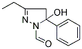 3-ETHYL-5-HYDROXY-5-PHENYL-4,5-DIHYDRO-1H-PYRAZOLE-1-CARBALDEHYDE 结构式