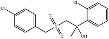 1-[(4-CHLOROBENZYL)SULFONYL]-2-(2-CHLOROPHENYL)-2-PROPANOL 结构式