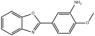 [5-(1,3-苯并恶唑-2-基)-2-甲氧苯基]胺 结构式