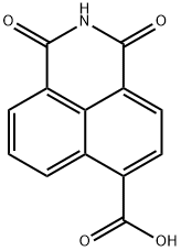 1,3-DIOXO-2,3-DIHYDRO-1H-BENZO[DE]ISOQUINOLINE-6-CARBOXYLIC ACID 结构式
