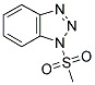 1-METHANESULFONYL-1H-BENZOTRIAZOLE 结构式
