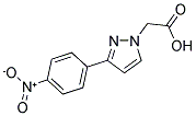 3-(4-NITROPHENYL)-1H-PYRAZOLE-1-ACETIC ACID 结构式