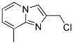 2-(CHLOROMETHYL)-8-METHYLIMIDAZO[1,2-A]PYRIDINE 结构式