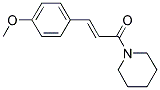 1-[(2E)-3-(4-METHOXYPHENYL)PROP-2-ENOYL]PIPERIDINE 结构式