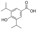 3,5-DIISOPROPYL-4-HYDROXYBENZOIC ACID 结构式