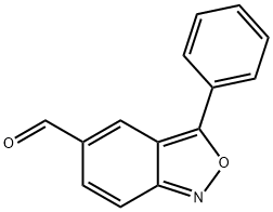 3-苯基苯并[C]异噁唑-5-甲醛 结构式