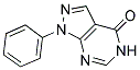 1-PHENYL-1,5-DIHYDRO-PYRAZOLO[3,4-D]PYRIMIDIN-4-ONE 结构式