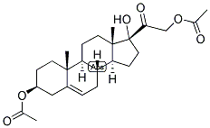 5-PREGNEN-3-BETA, 17,21-TRIOL-20-ONE 3,21-DIACETATE 结构式