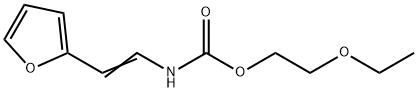 2-ETHOXYETHYL N-[2-(2-FURYL)VINYL]CARBAMATE 结构式