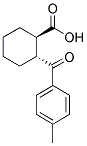 TRANS-2-(4-METHYLBENZOYL)CYCLOHEXANE-1-CARBOXYLIC ACID 结构式