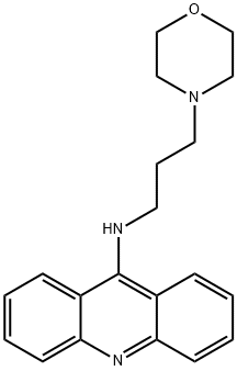 N-(3-MORPHOLINOPROPYL)ACRIDIN-9-AMINE 结构式