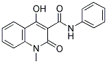 4-HYDROXY-1-METHYL-2-OXO-1,2-DIHYDRO-QUINOLINE-3-CARBOXYLIC ACID PHENYLAMIDE 结构式