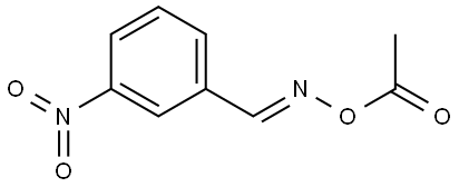 1-([(Acetyloxy)imino]methyl)-3-nitrobenzene 结构式